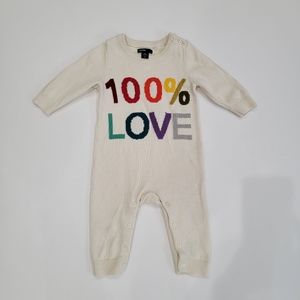 6-9M Gap 100% LOVE Knit Romper